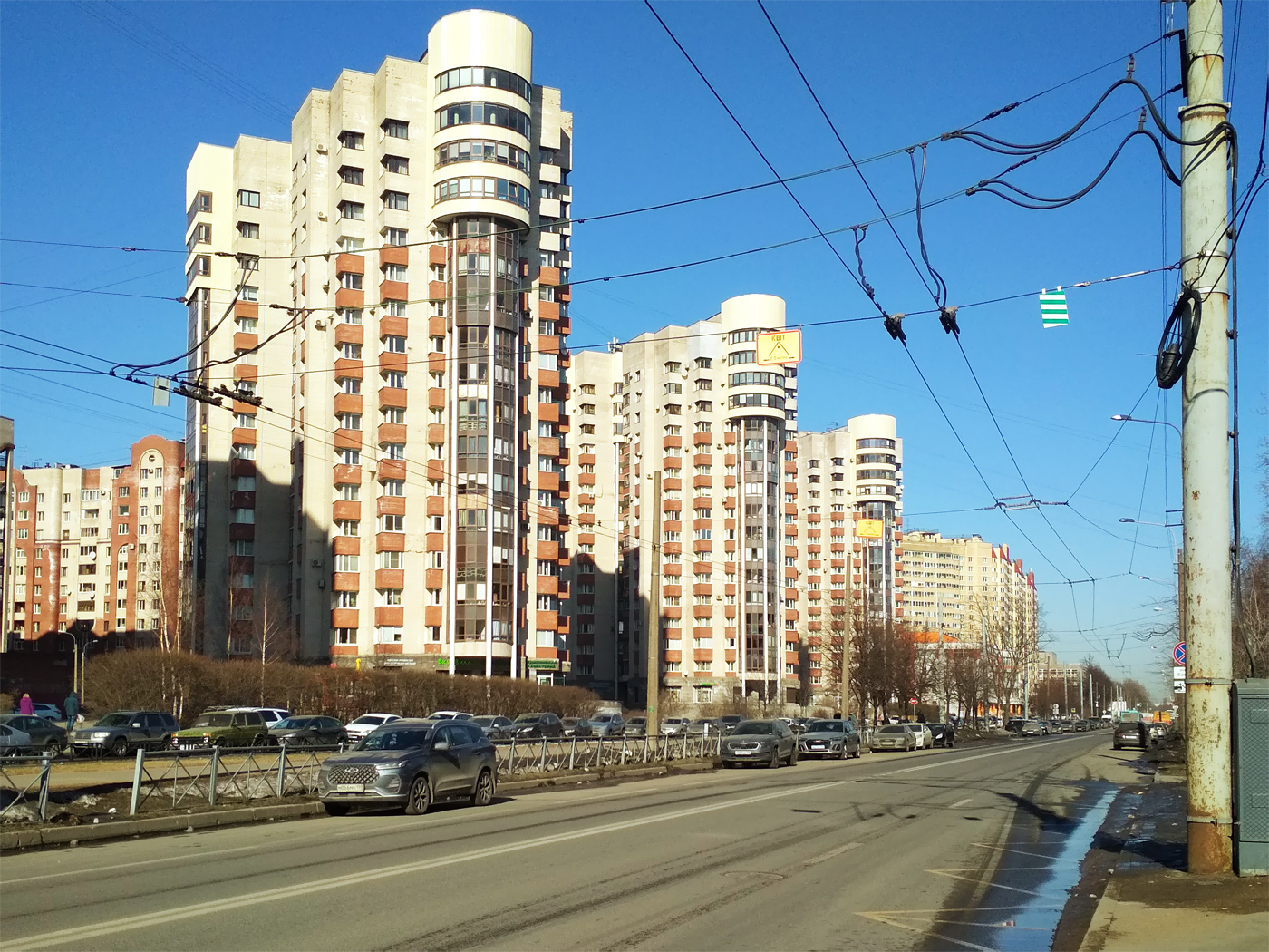 Sankt-Peterburg — Trolleybus lines and infrastructure