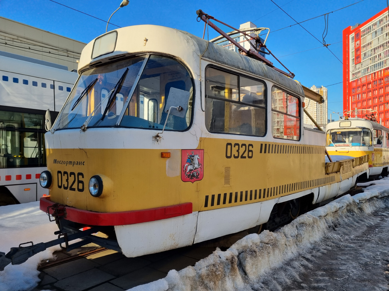 Москва, Tatra T3SU № 0326