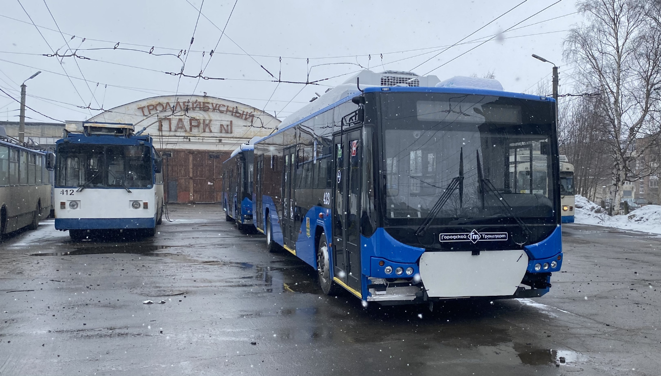 Petrozavodszk, VMZ-5298.01 “Avangard” — 423; Petrozavodszk — New trolleybuses