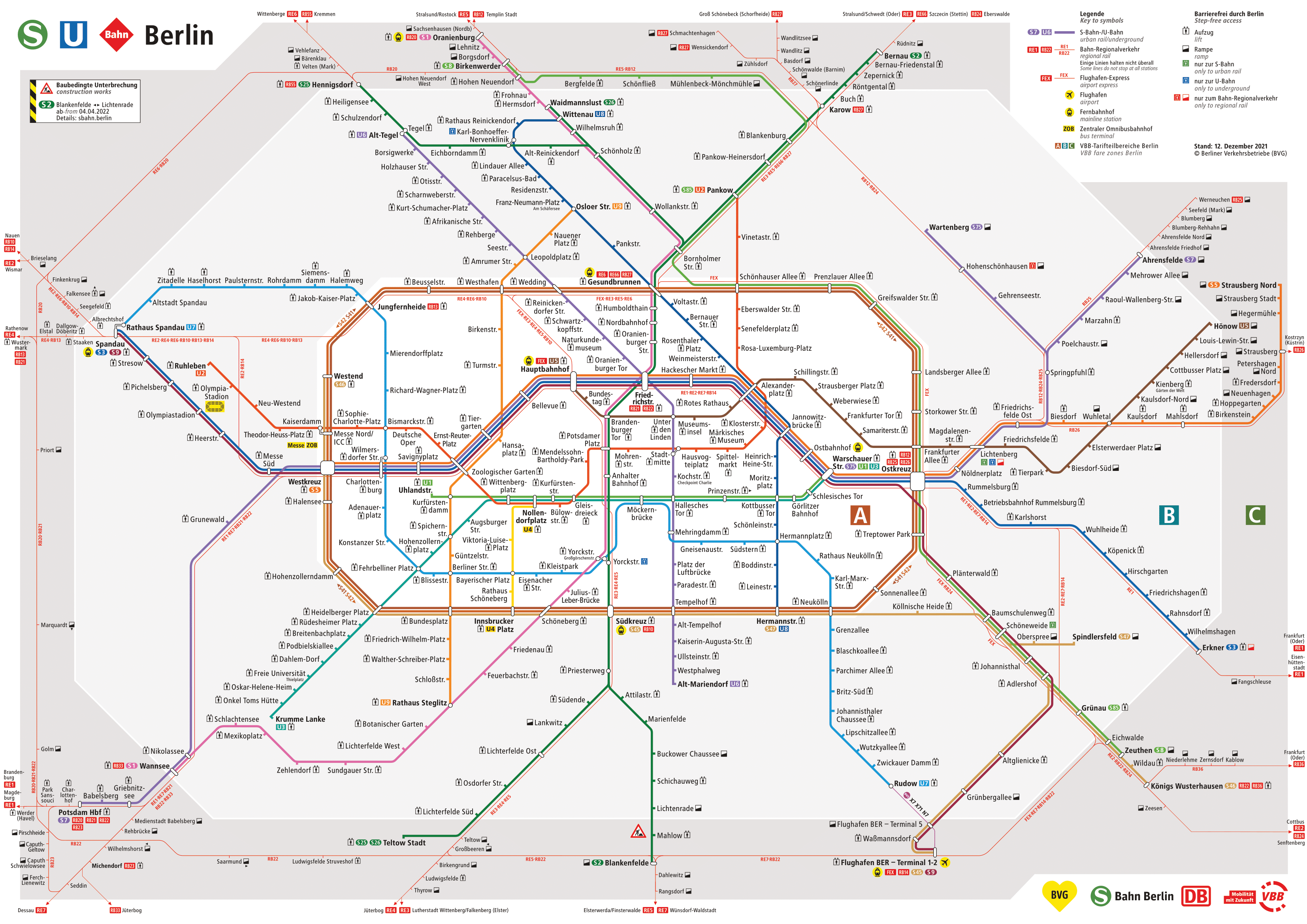 Берлин — Схемы | Netzpläne