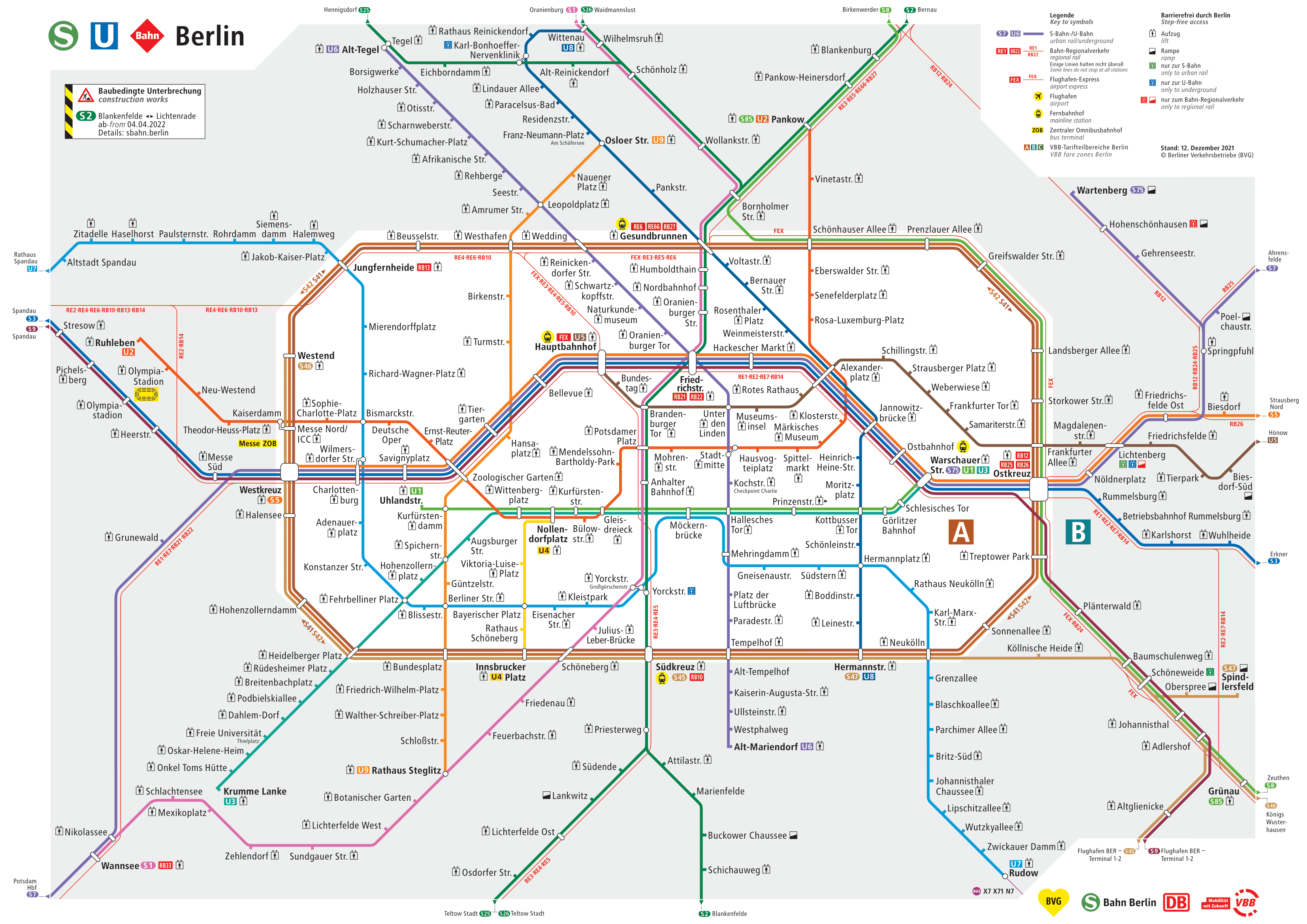 Берлин — Схемы | Netzpläne