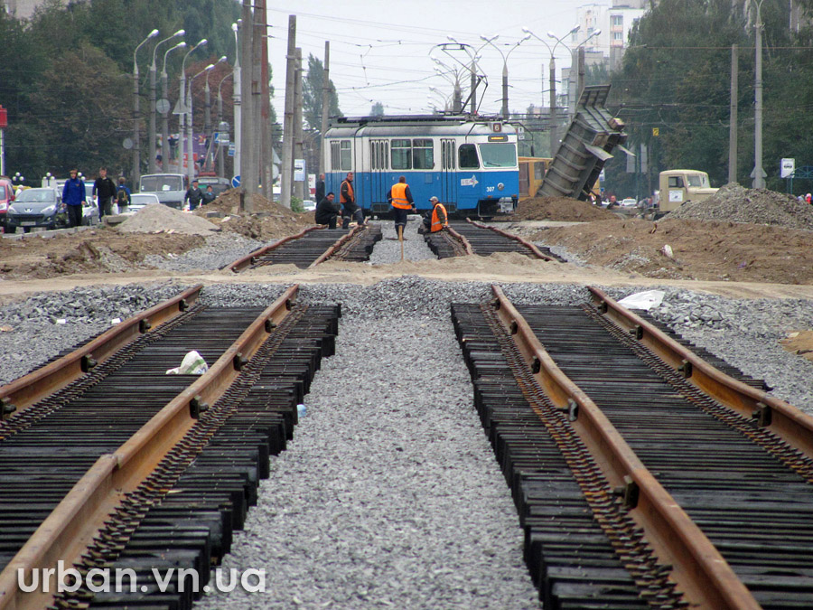 Винница — Строительство трамвайной линии «Вишенка — Барское шоссе»