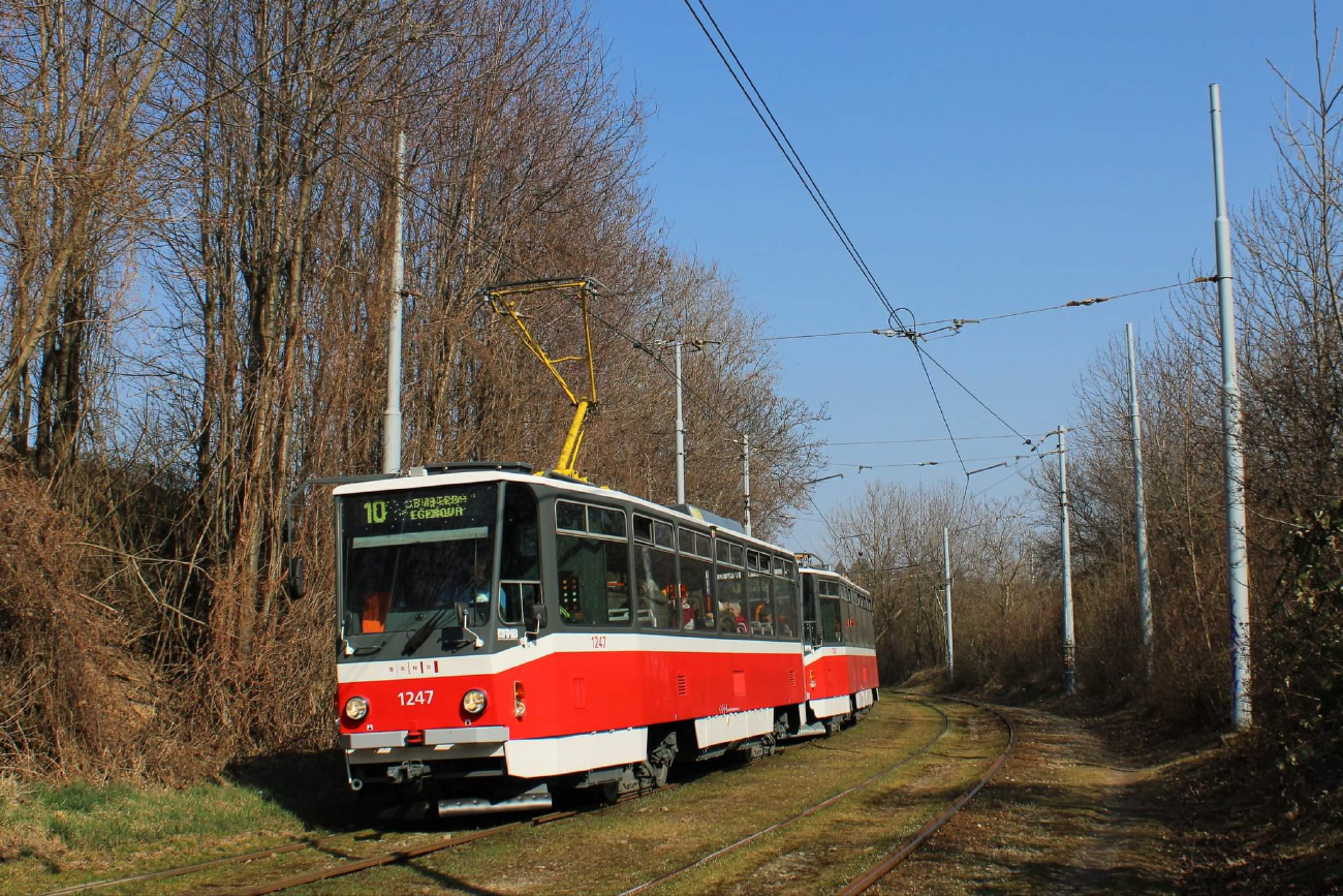 Brno, Tatra T6A5 # 1247
