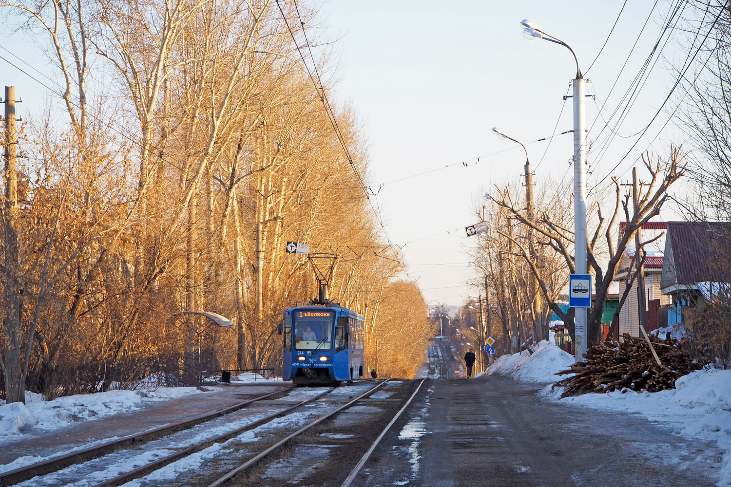 Иркутск, 71-619А № 244; Иркутск — Линии и инфраструктура