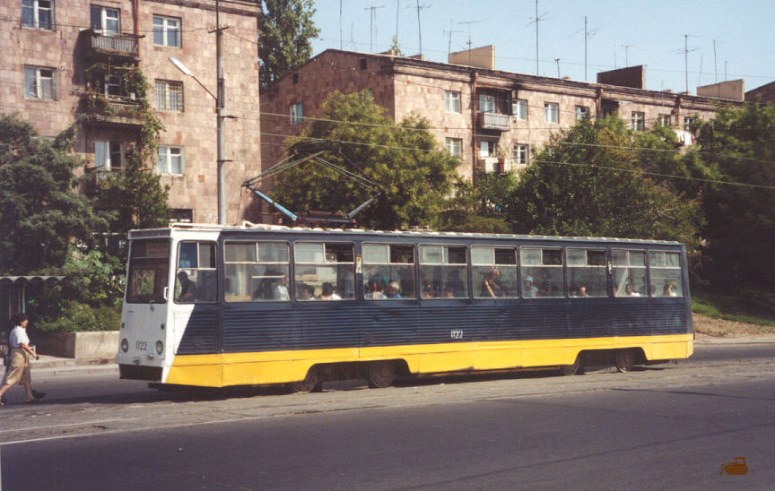 Ереван, 71-605 (КТМ-5М3) № 022; Ереван — Старые фотографии — Сентябрь 1999 г.