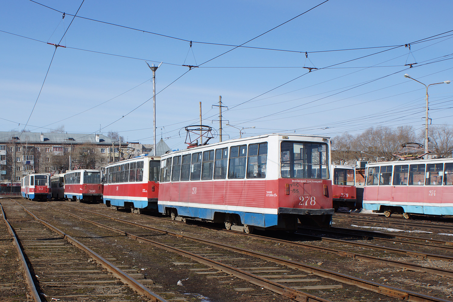 Томск, 71-605 (КТМ-5М3) № 278; Томск — Трамвайное депо