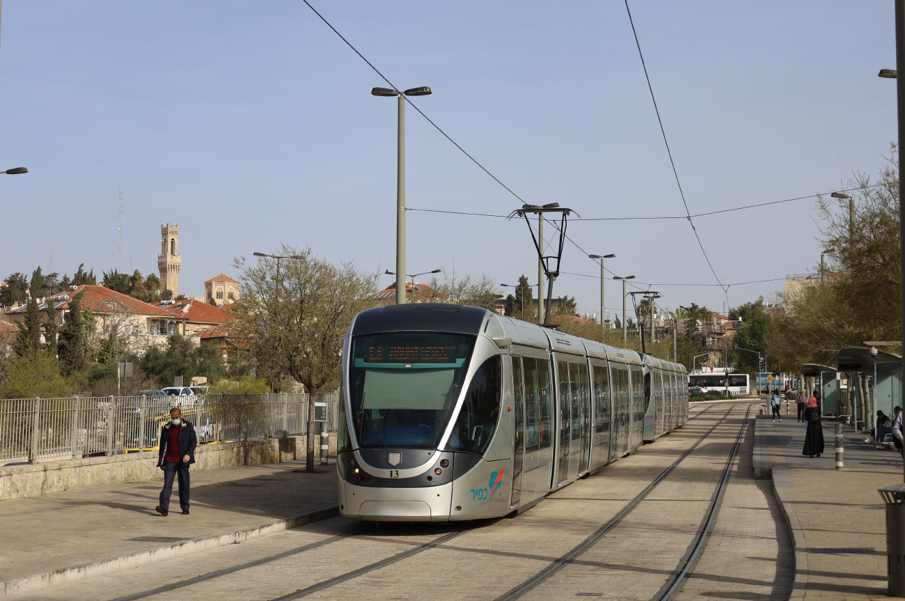 Иерусалим, Alstom Citadis 302 № 13