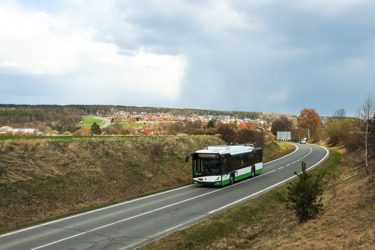 Пльзень, Škoda 26Tr Solaris IV № 593; Пльзень — Троллейбусная линия без контактной сети на Летков