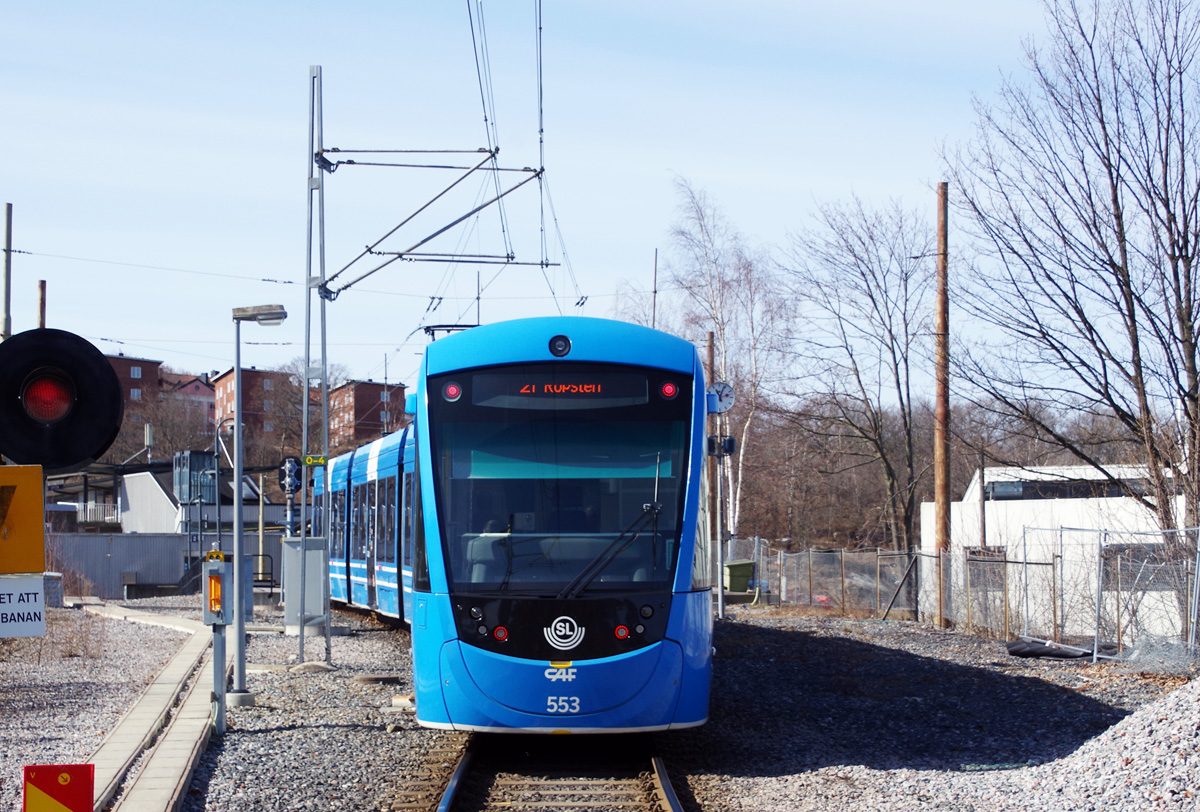 Стокгольм, CAF Urbos AXL № 553