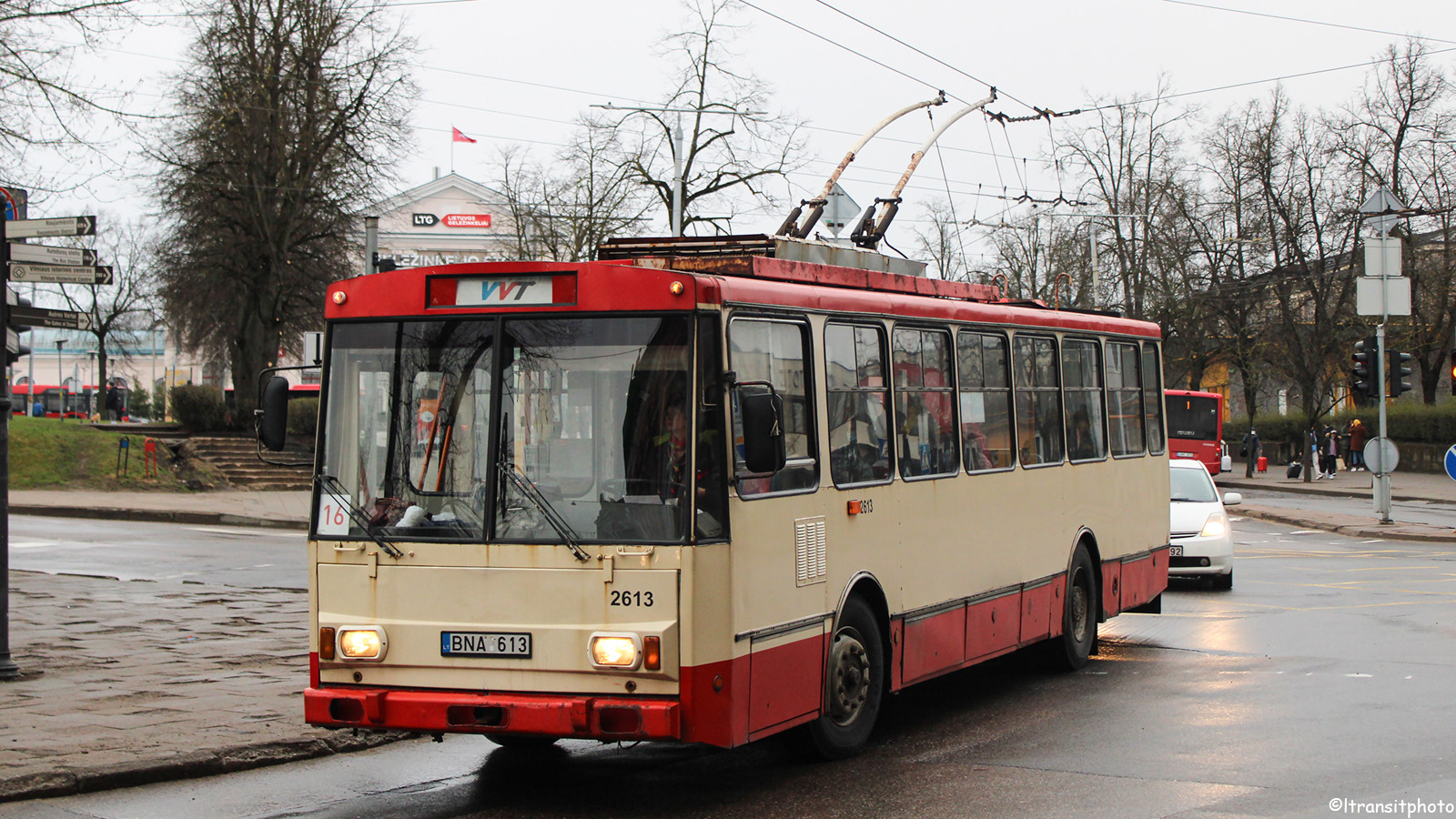 Вильнюс, Škoda 14Tr13/6 № 2613; Вильнюс — Проишествия, ДТП, поломки