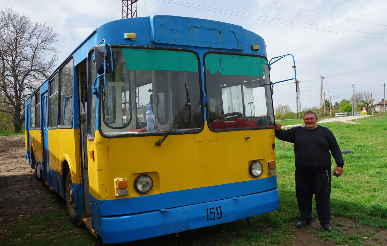 Плевен, ЗиУ-682В1УБ № 159; Плевен — Работники электротранспорта