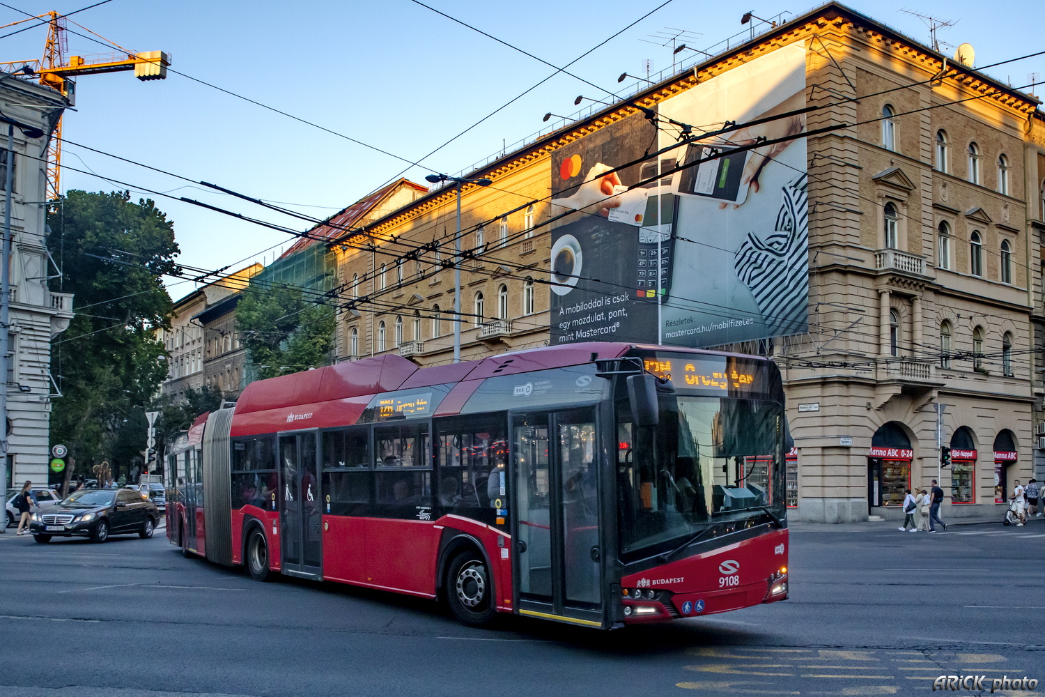 Budapest, Solaris Trollino IV 18 Škoda # 9108