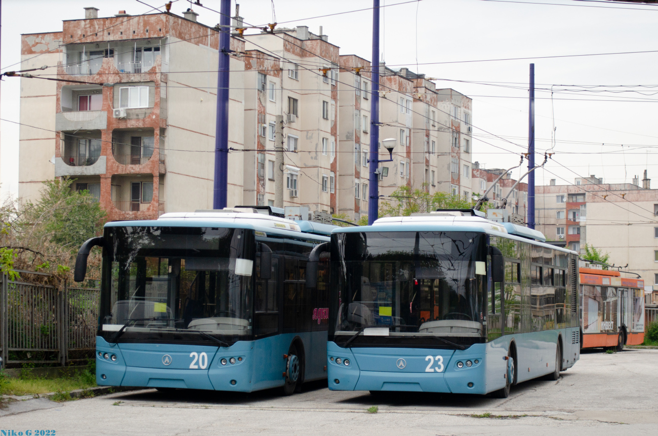 Пазарджик, ЛАЗ E183A1 № 23