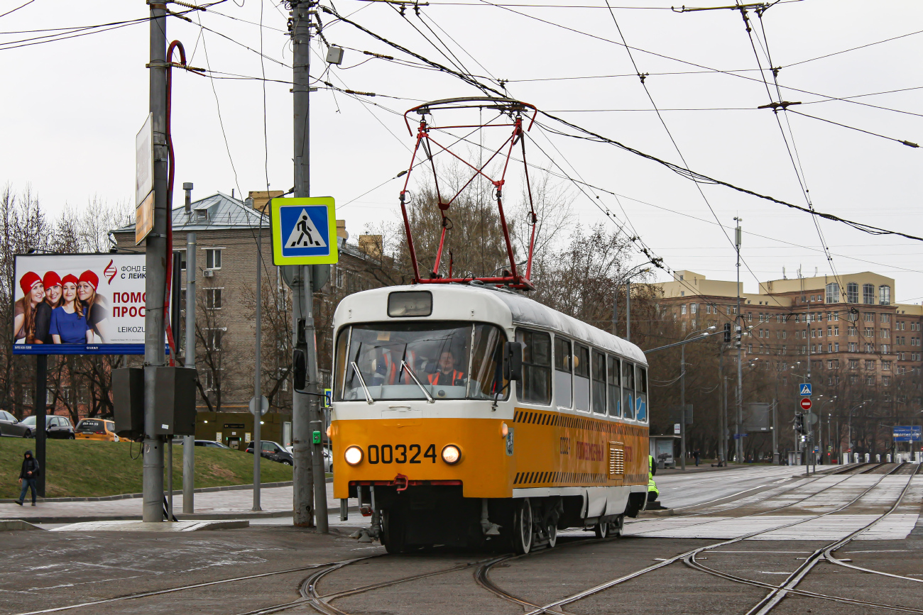 Москва, Tatra T3SU № 00324