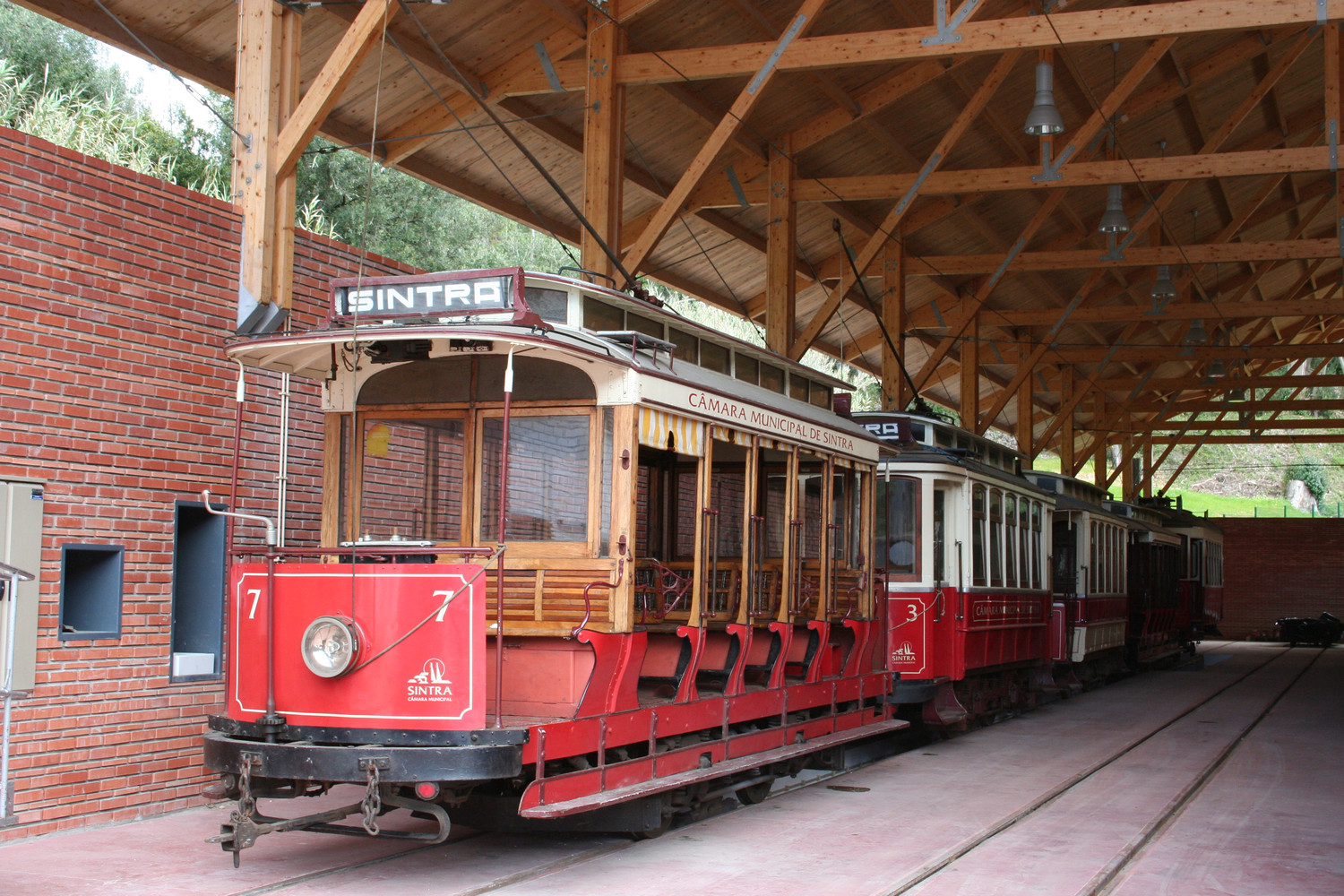 Sintra, Brill 2-axle motor car Nr 7; Sintra — Depósito Ribeira da Sintra