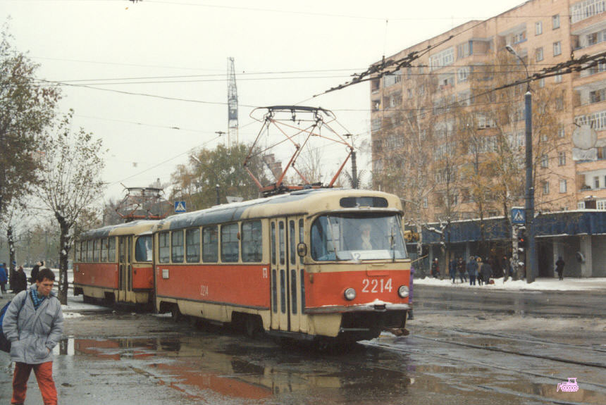 Ижевск, Tatra T3SU (двухдверная) № 2214; Ижевск — Старые фотографии