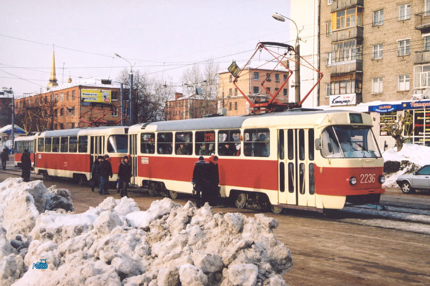 Ижевск, Tatra T3SU (двухдверная) № 2236; Ижевск — Старые фотографии