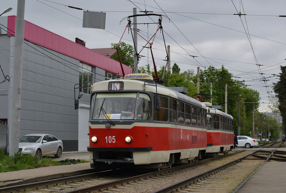 Краснодар, Tatra T3SU КВР МРПС № 105