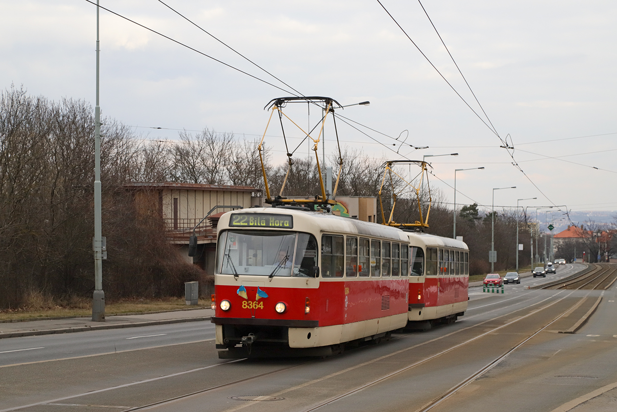 Прага, Tatra T3R.P № 8364