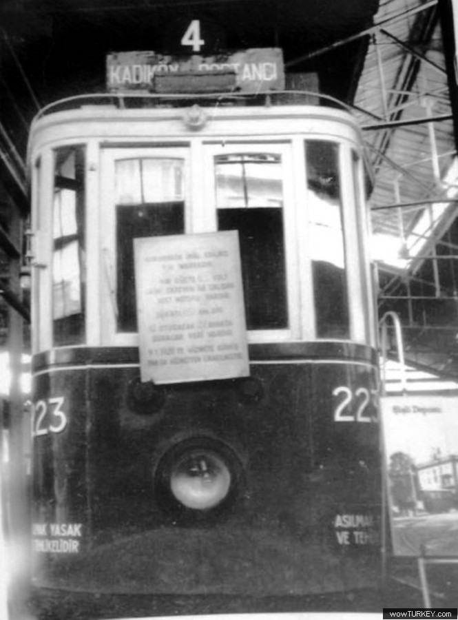 Стамбул, Двухосный моторный Franco-Belge № 223; Стамбул — Исторические фотографии — Музей трамваев и транспорта İETT (1967-1981)