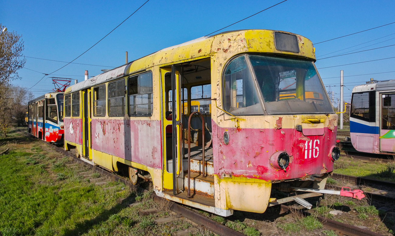 Волжский, Tatra T3SU № 116; Волжский — Трамвайное депо