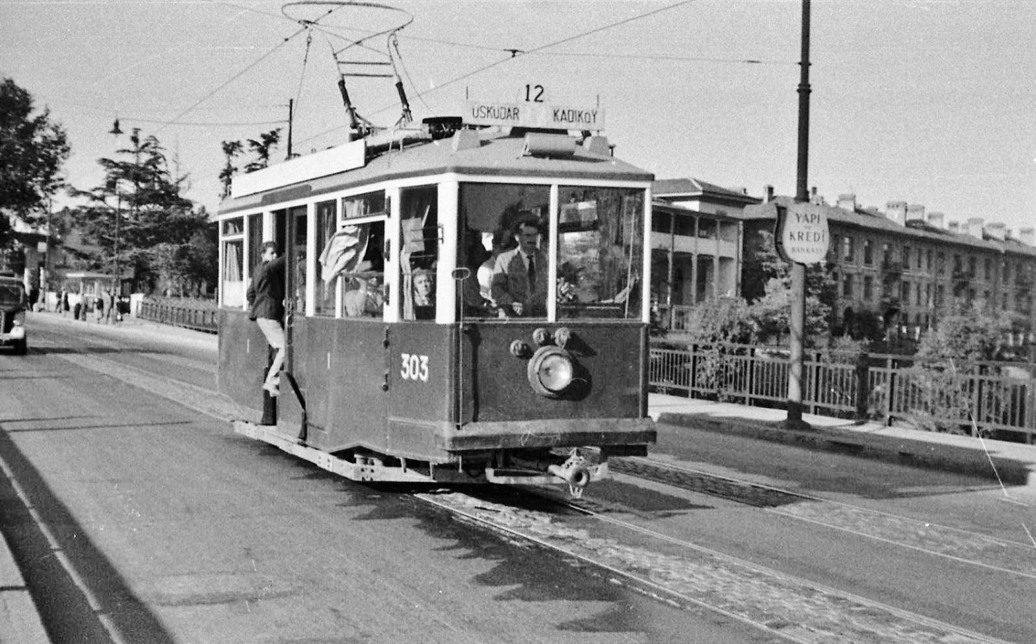 Стамбул, Siemens № 303; Стамбул — Исторические фотографии — Трамвай в азиатской части города (1928-1966)
