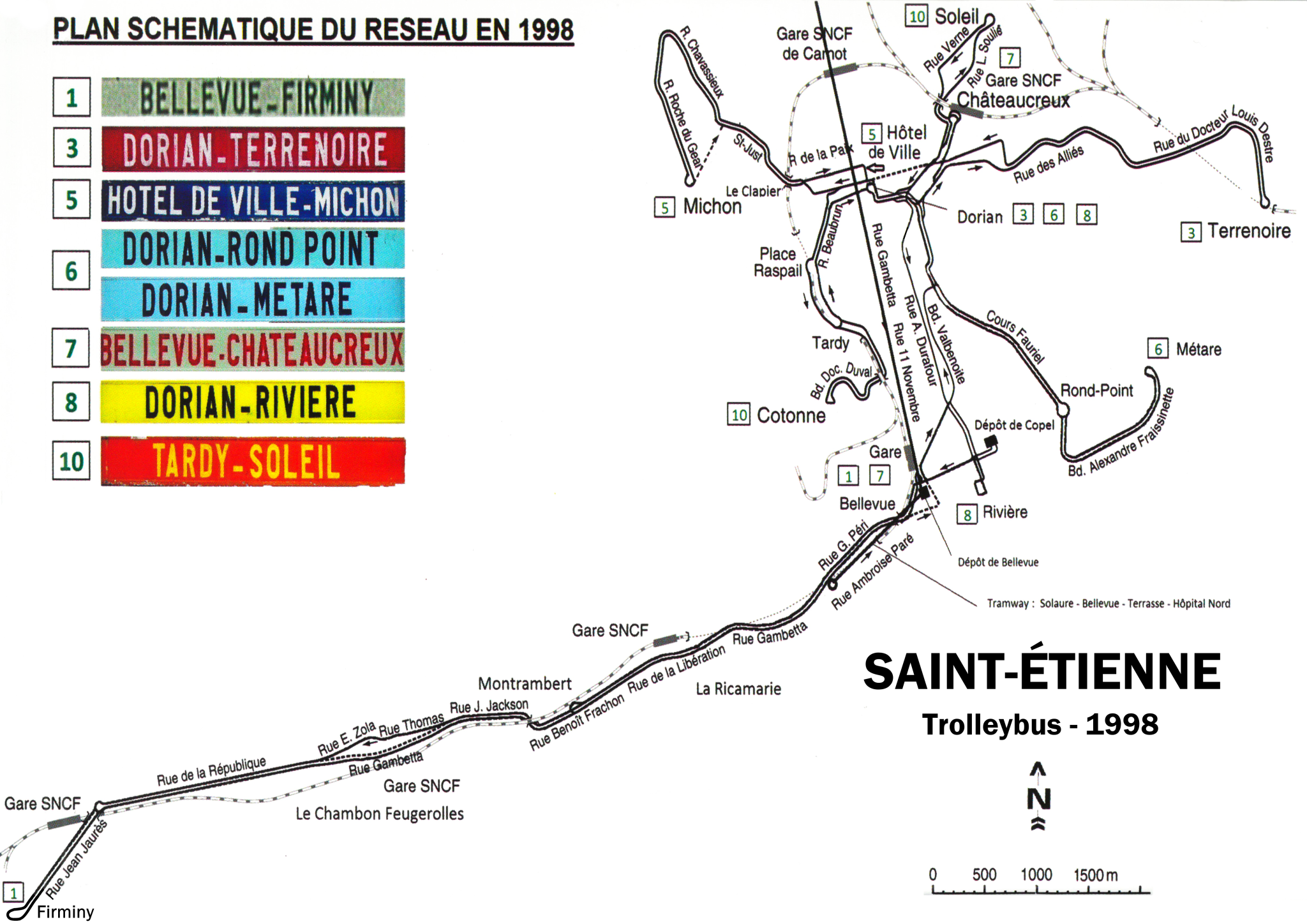 Saint-Etienne — Maps