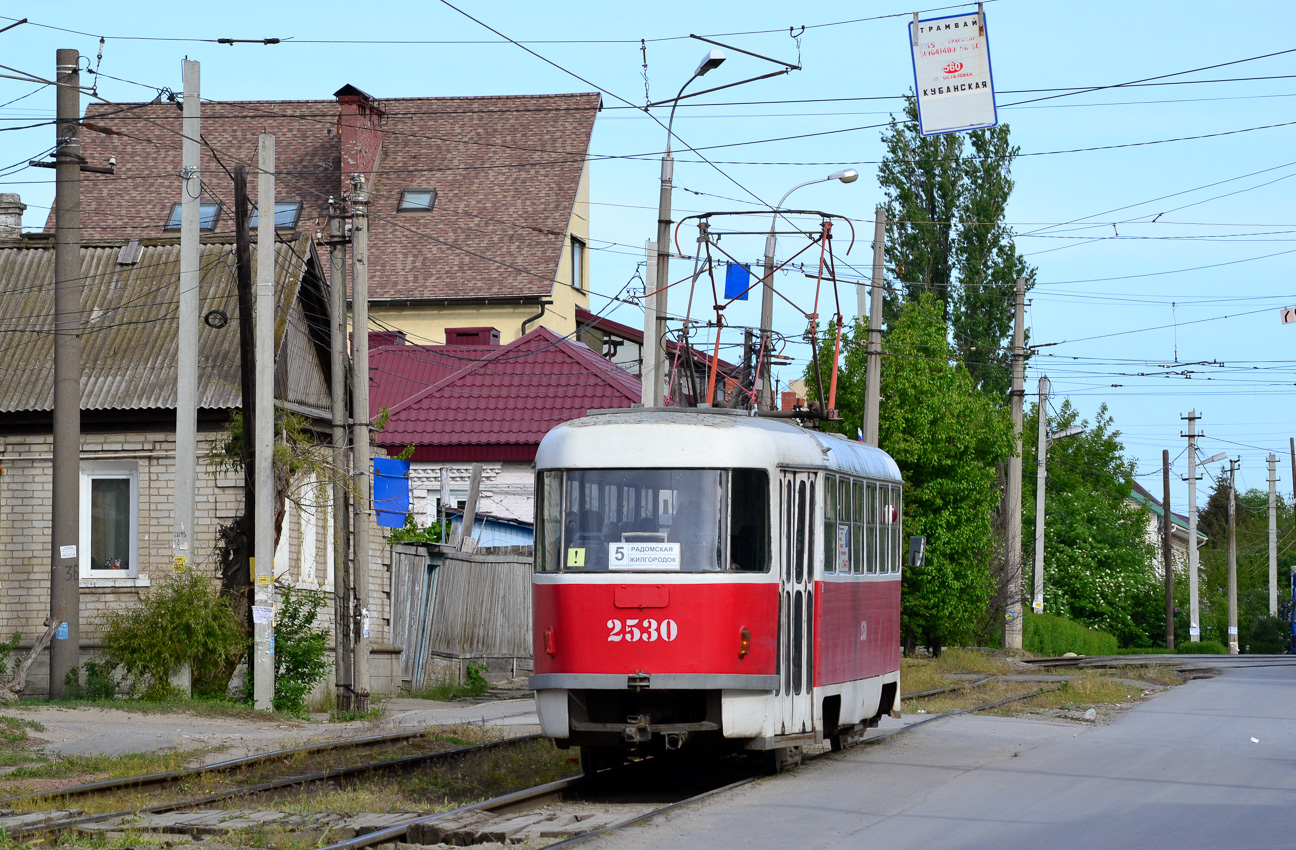 Волгоград, Tatra T3SU (двухдверная) № 2530
