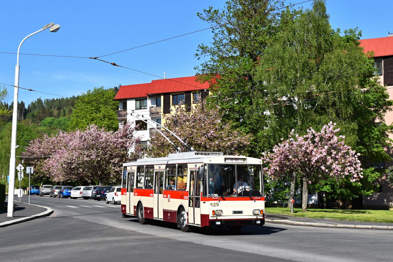Пльзень, Škoda 14Tr08/6 № 429; Марианске-Лазне — Троллейбусы из других городов