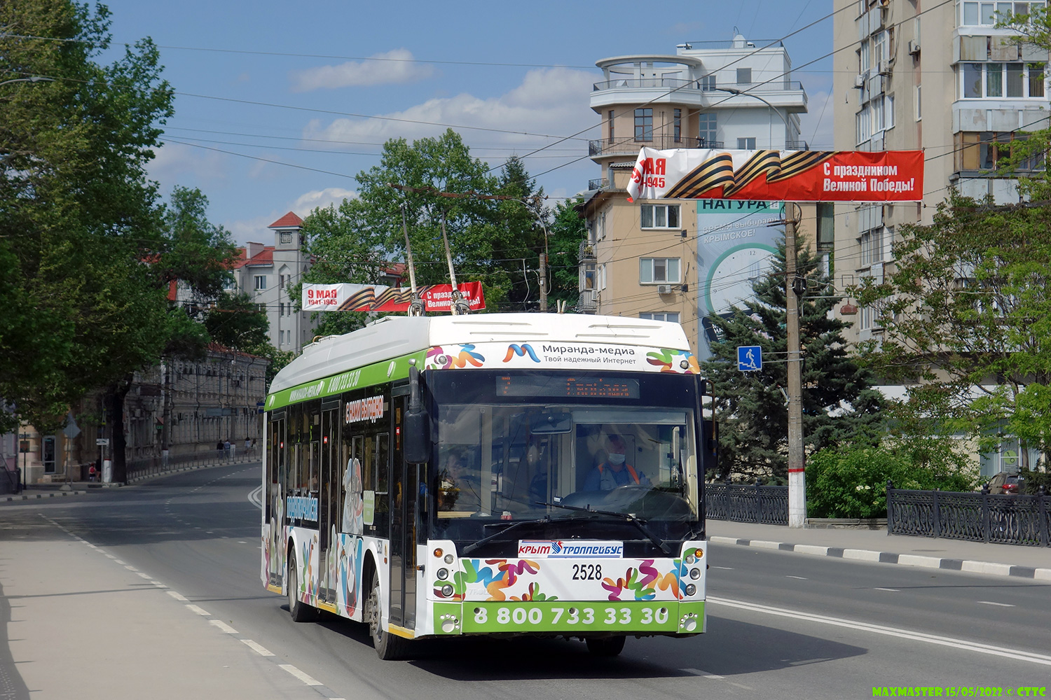 Крымский троллейбус, Тролза-5265.02 «Мегаполис» № 2528