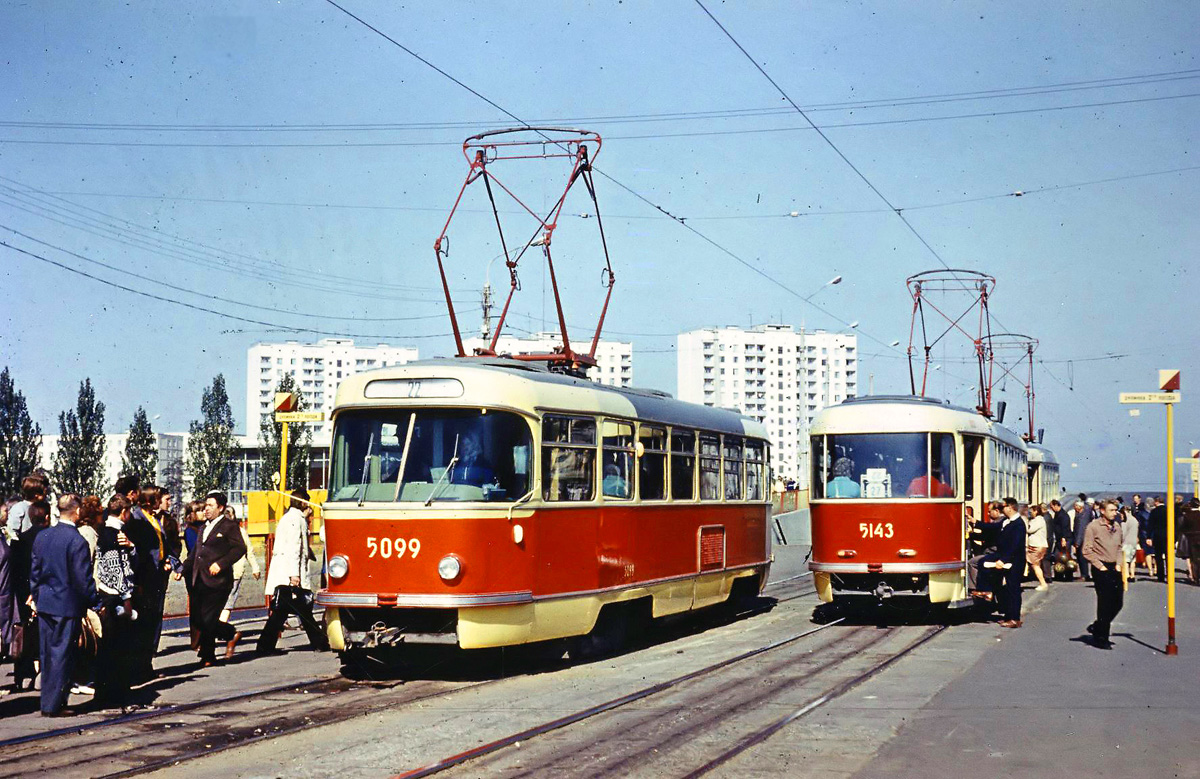 Кіеў, Tatra T3SU (двухдверная) № 5099; Кіеў — Исторические фотографии