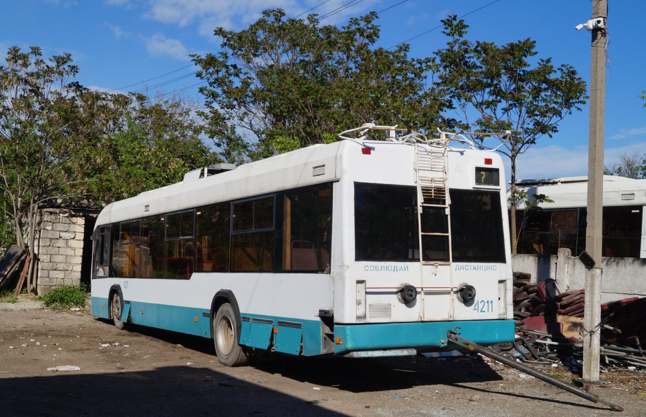 Крымский троллейбус, БКМ 32102 № 4211