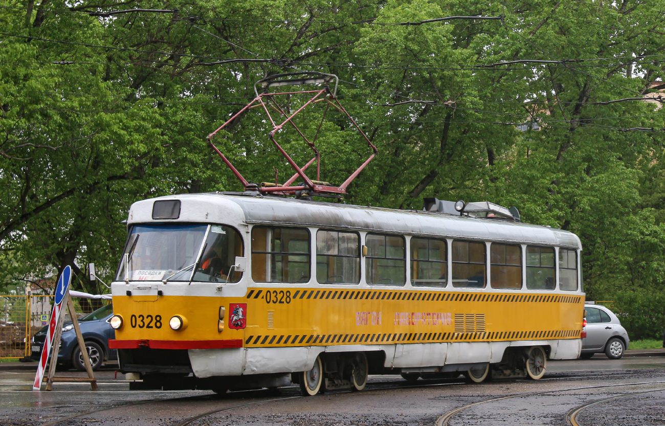 Москва, Tatra T3SU № 0328
