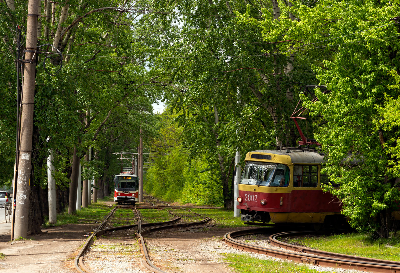 Ufa — Terminals and loops (tramway); Ufa — Tramway network — North