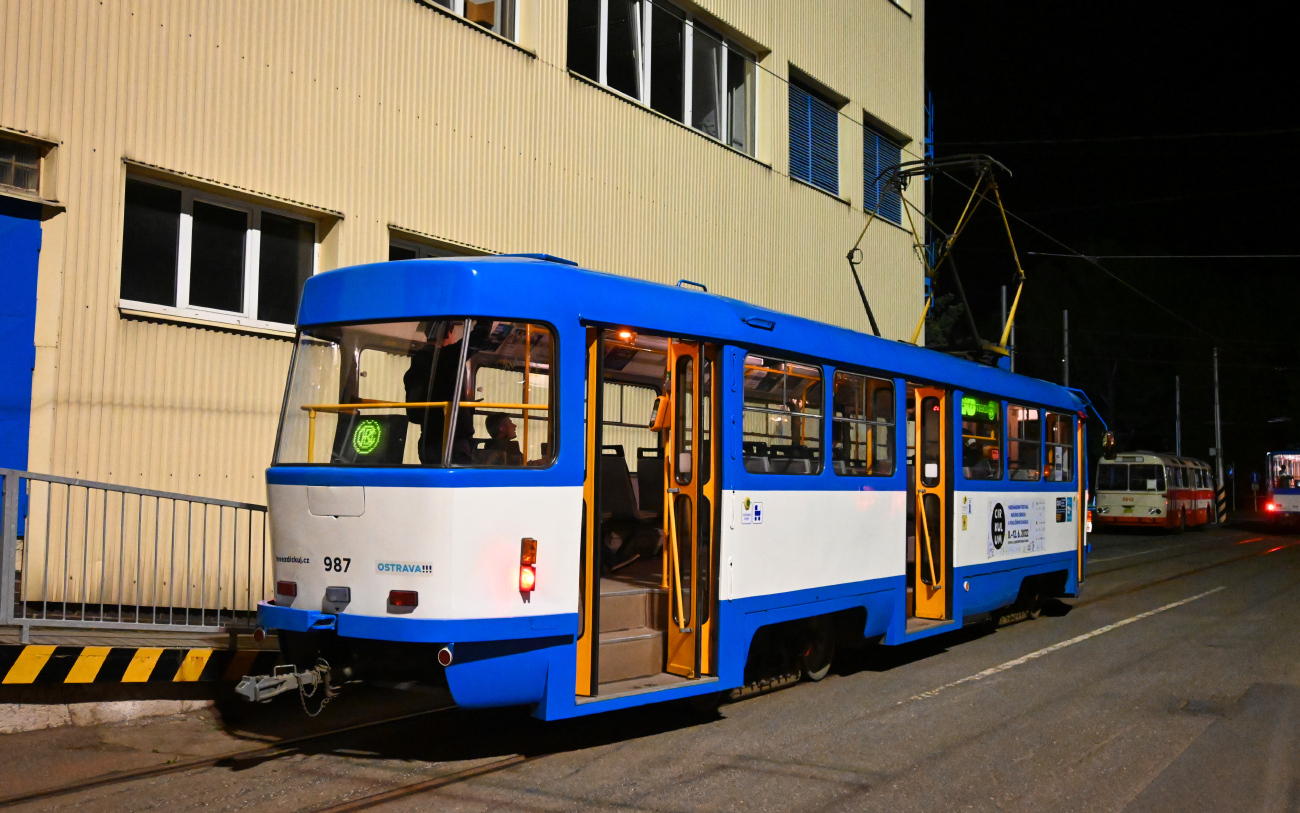 Ostrava, Tatra T3SUCS # 987; Ostrava — Ostrava Museum Night 2022