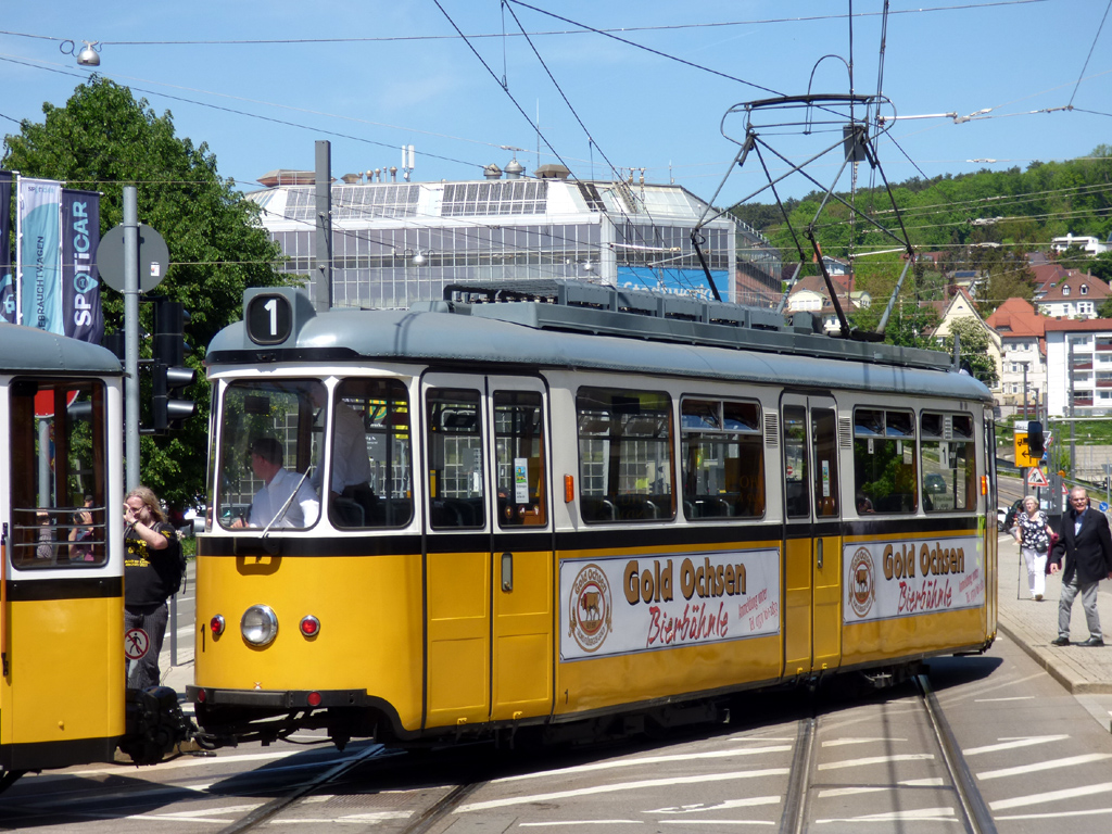 Ульм, Esslingen T4 № 1; Ульм — 125 лет трамваю в Ульме