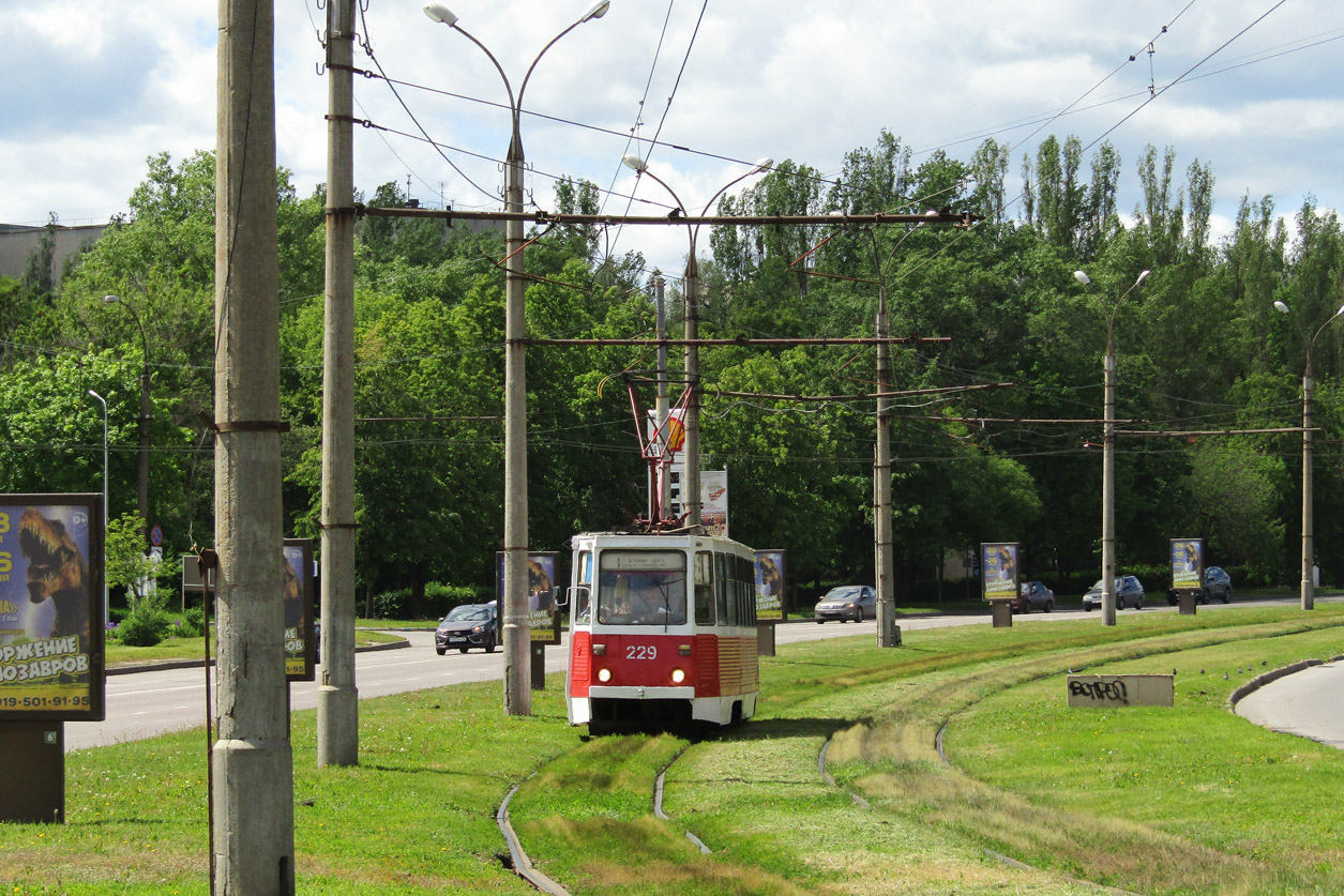 Липецк, 71-605 (КТМ-5М3) № 229; Липецк — Пути и инфраструктура