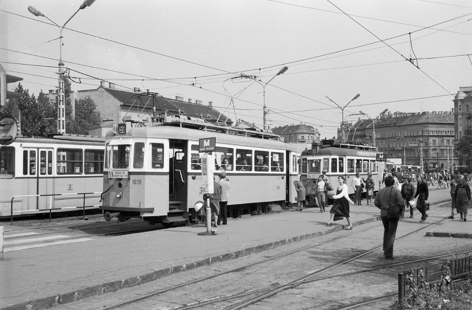 Будапешт, BKVT V (GVF) № 1038; Будапешт — Старые фотографии