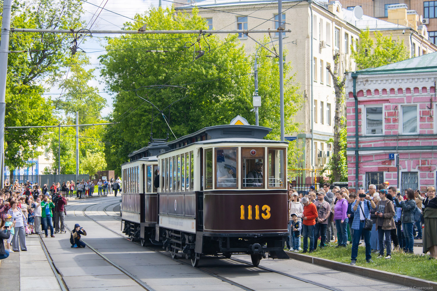 Moscova, Mytishchi 2-axle trailer car nr. 1113; Moscova — Retro transport parade on June 4, 2022