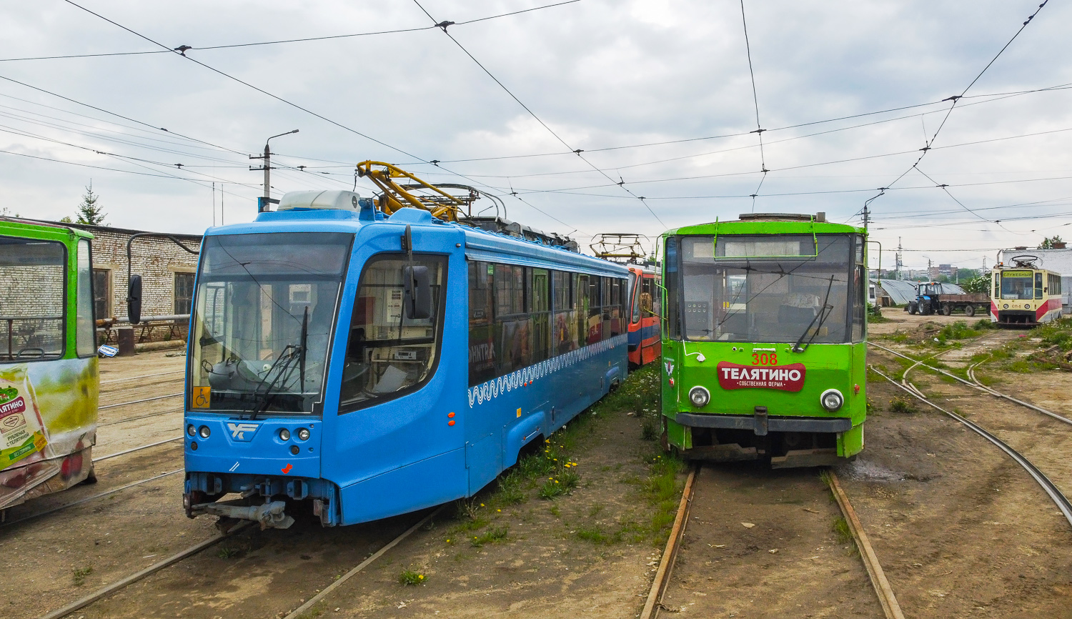 Тула, 71-623-02 № 101; Тула, Tatra T6B5SU № 308