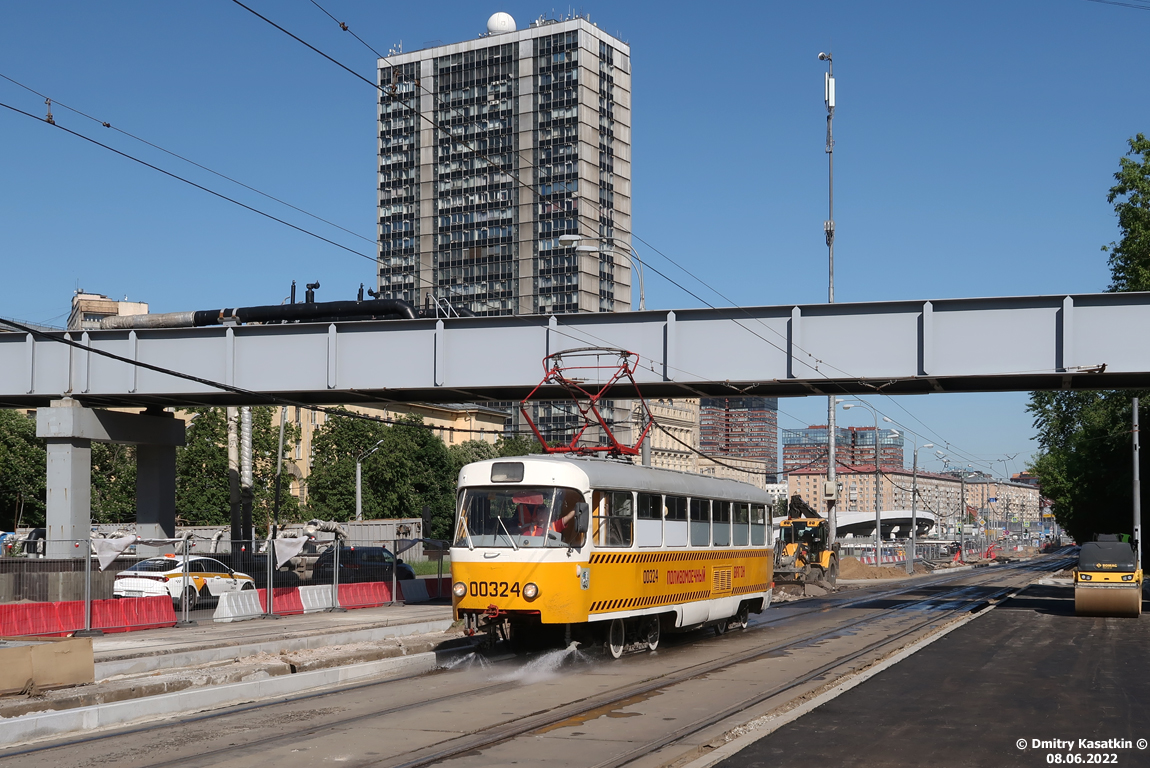 Москва, Tatra T3SU № 00324