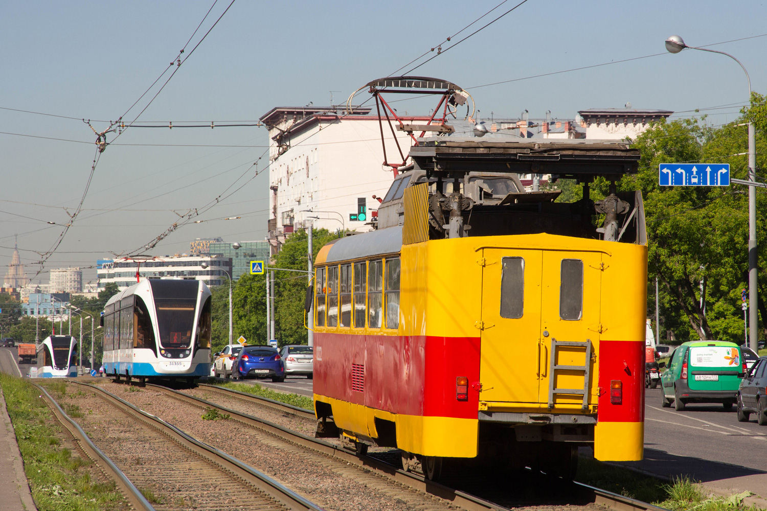 Москва, Tatra T3SU № 0222