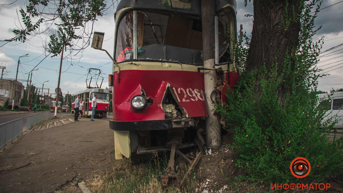 Днепр, Tatra T3SU № 1298; Днепр — ДТП и аварии