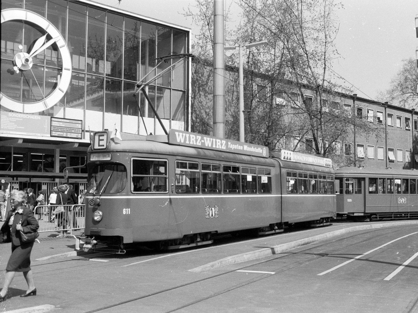 Базель, Duewag GT6 № 611; Базель — Старые фотографии