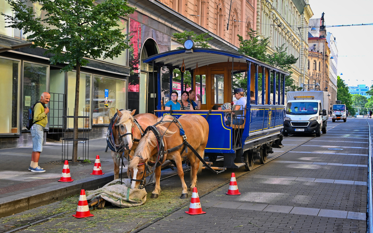 Brno, Horse car N°. 6; Brno — Dopravní nostalgie 2022