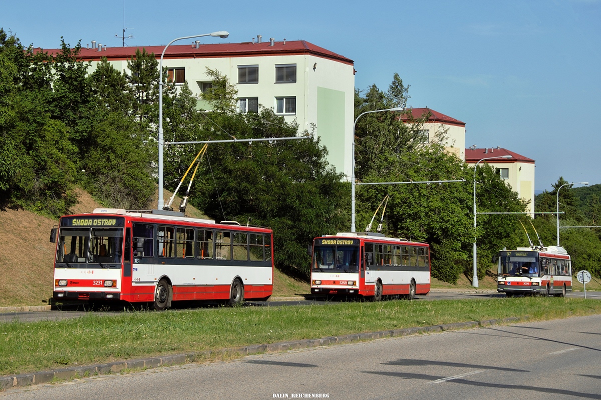 Брно, Škoda 14Tr08/6 № 3231; Брно, Škoda 14Tr14/6 № 3259