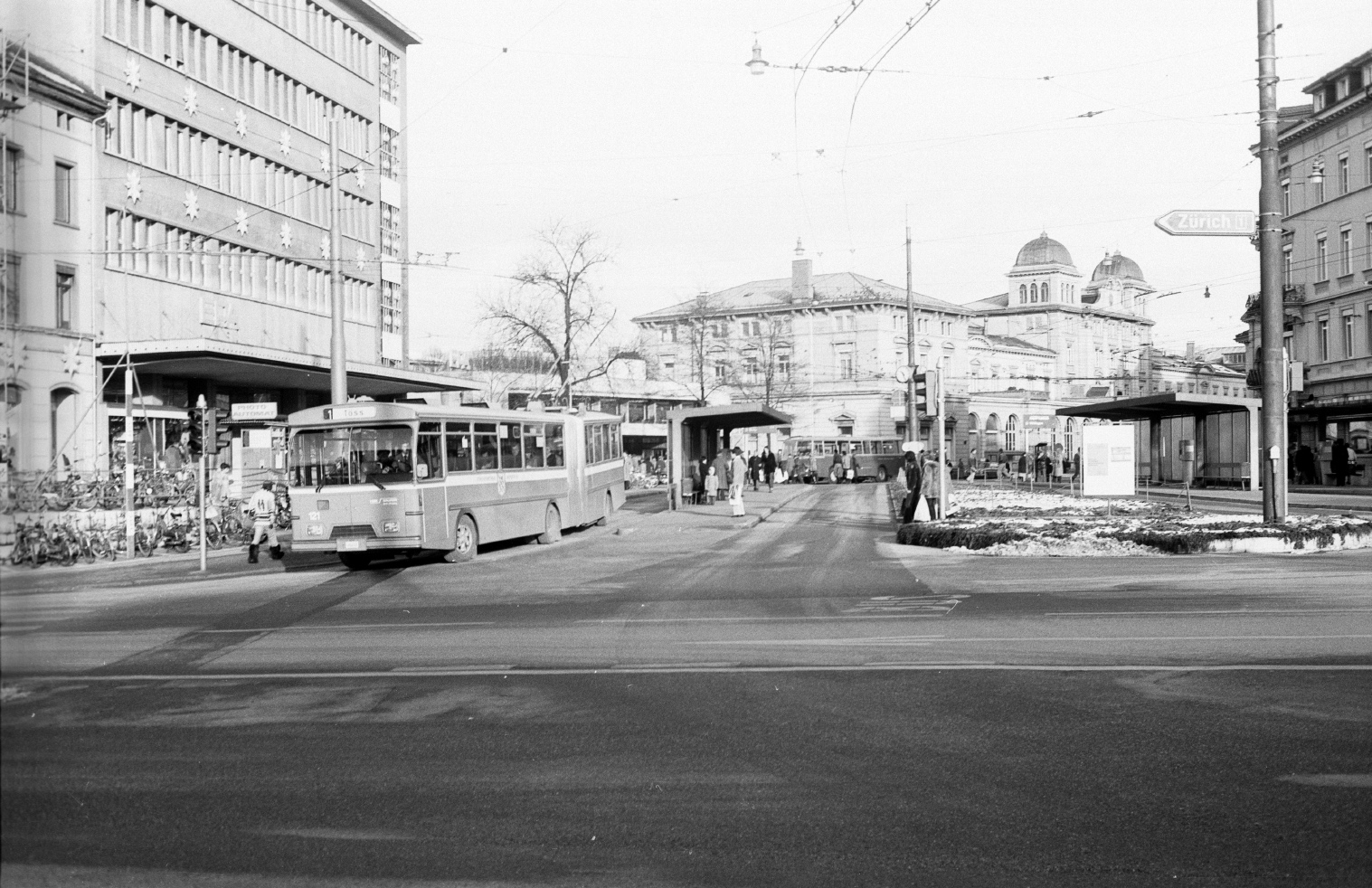 Винтертур, Saurer/Hess/Strömberg GT 560/640-25 № 121; Винтертур — Старые фотографии