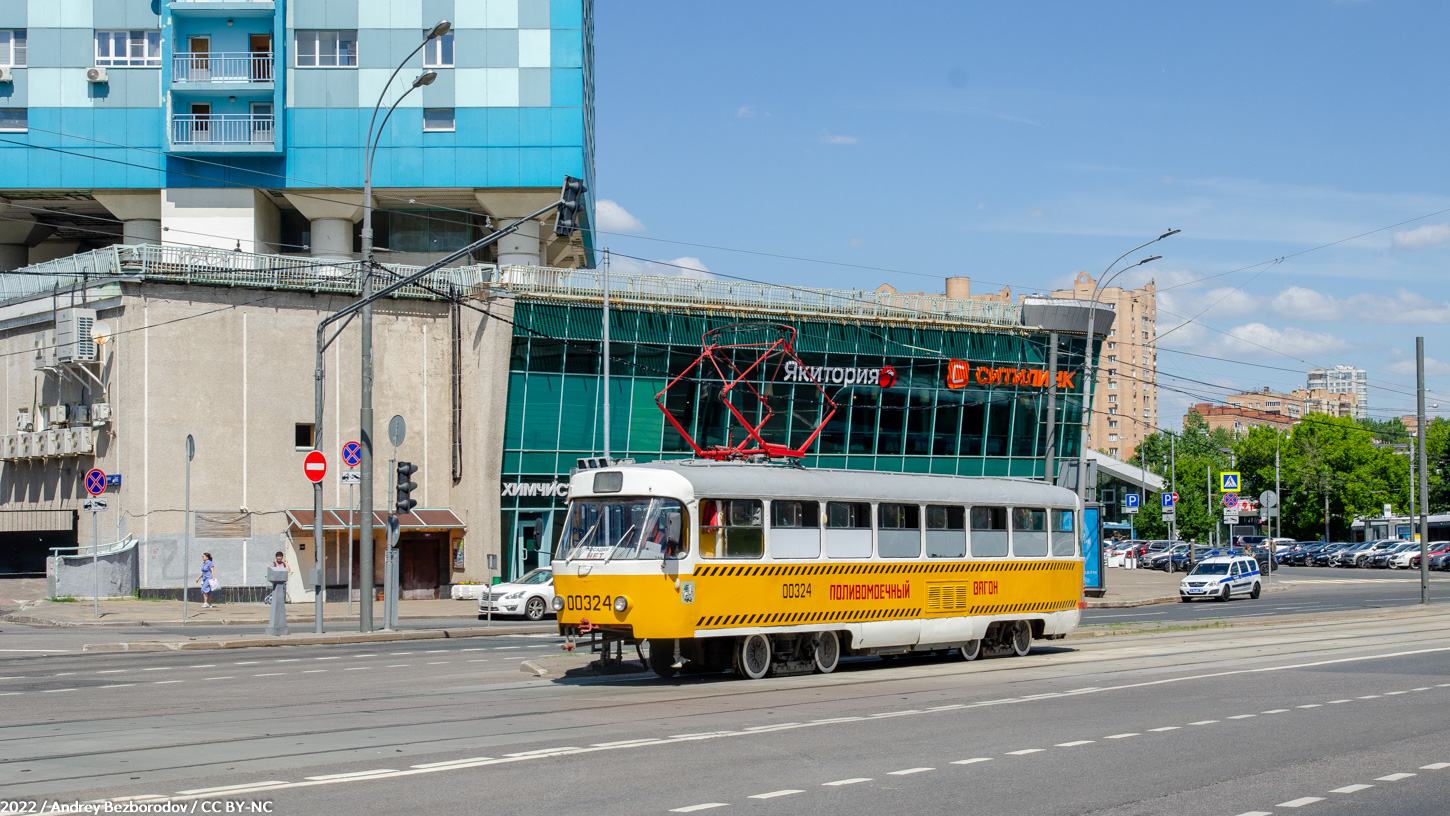 Москва, Tatra T3SU № 00324