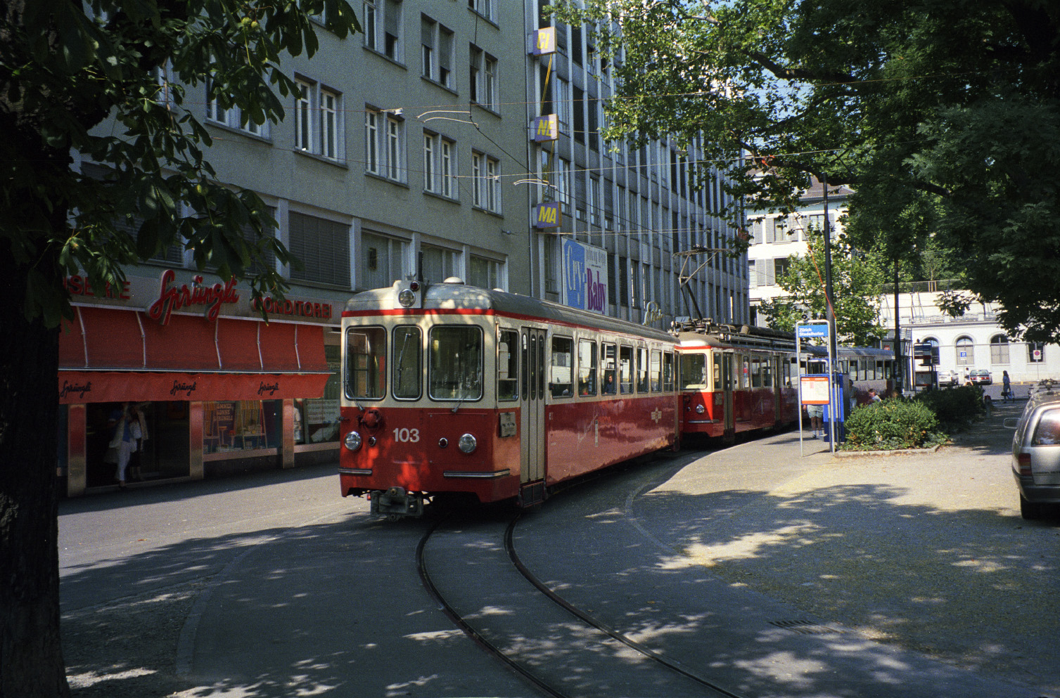 Цюрих, SWS/MFO Bt № 103; Цюрих — Forchbahn; Цюрих — Старые фотографии