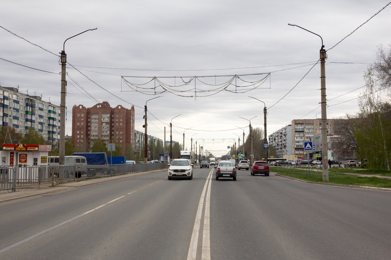 Syzran — Remains of Trolleybus Lines and Infrastructure